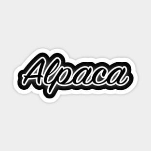 Alpaca Sticker